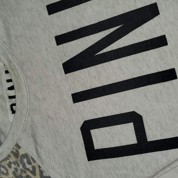 PINK by Victoria Secret-Heather Grey Sweatshirt - Picture 2 of 5